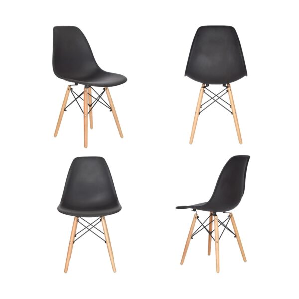 Silla de diseño x4 Eames